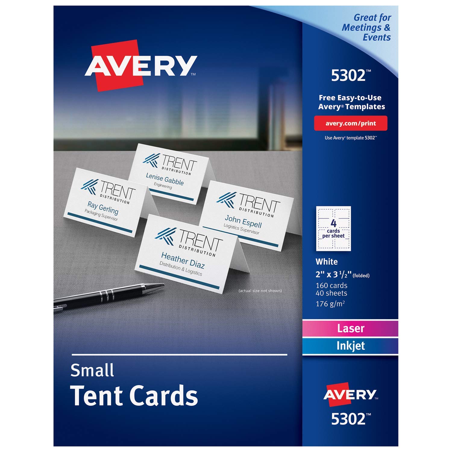 Avery Card Template