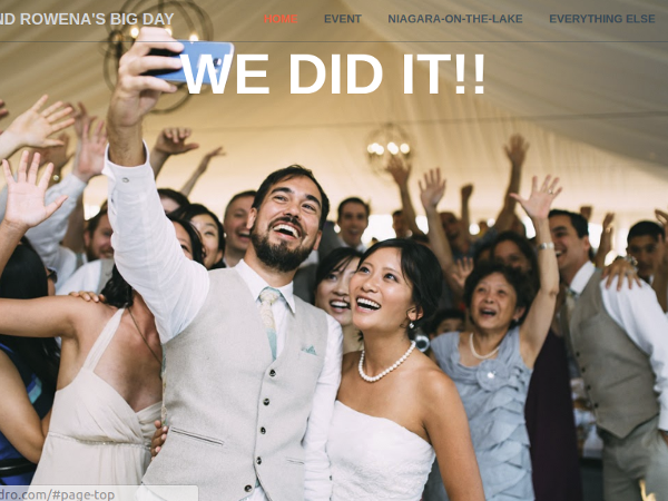 When a CTO Decides to Make a Wedding Website