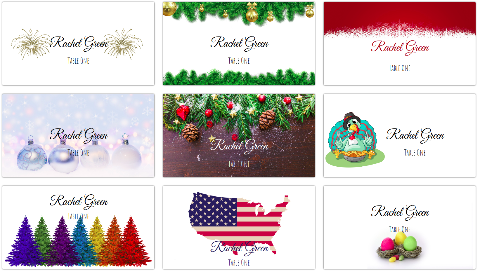 Holiday Templates