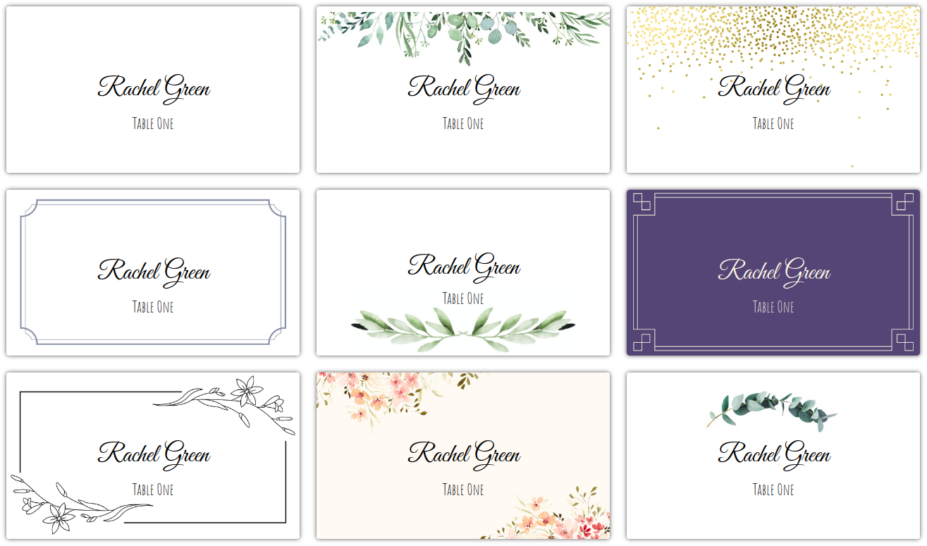 Blank Cards: Invitation Cards Made For At Home Print