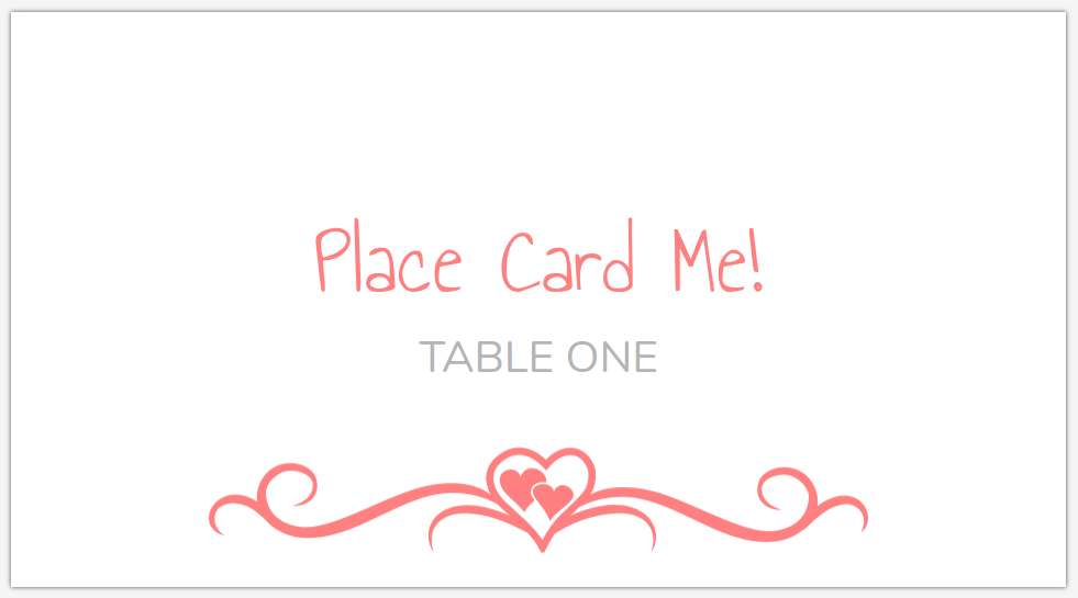 place card maker